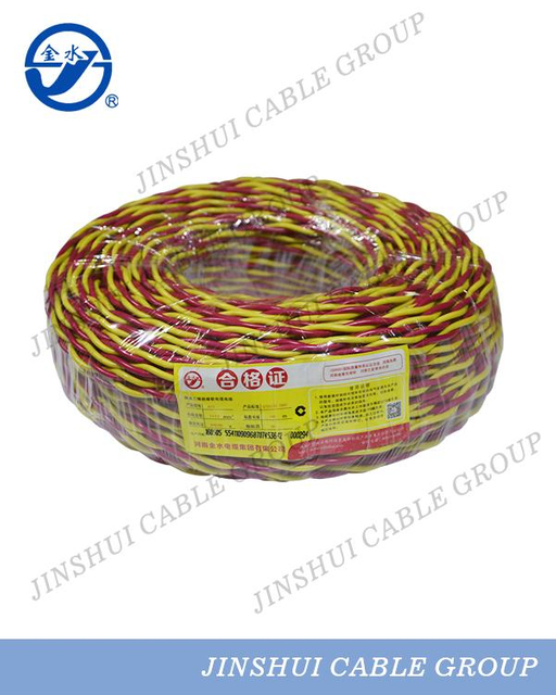 Cable flexible de unión torcida con aislamiento de PVC de cobre