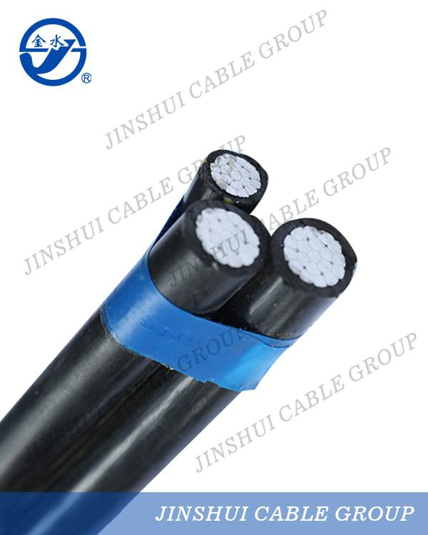 Cable triple haz aéreo. abecedario