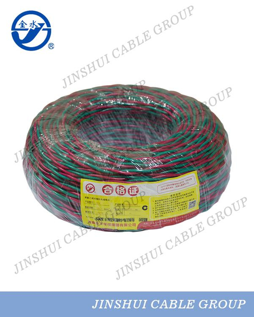 Cable flexible de unión torcida con aislamiento de PVC de cobre